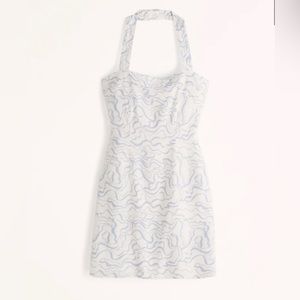 Abercrombie Halter Linen Mini Dress Small
